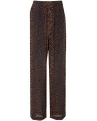 Balenciaga - Pyjama Leopard Print Pants - Lyst