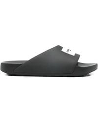 Givenchy - Label Flat Slides - Lyst