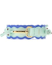Fendi - Two Tone Leather Mini You Shoulder Strap - Lyst