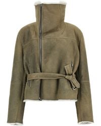 Rick Owens - 'Cropped Flight' Jacket - Lyst
