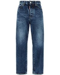 DSquared² - Straight High Rise Jeans - Lyst