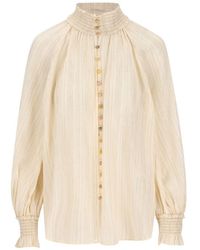Zimmermann - Regular Stripes Shirt - Lyst