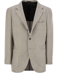 Kiton - Single-Breasted Cashmere Jacket - Lyst