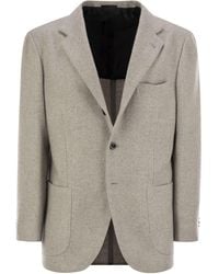 Kiton - Single-Breasted Cashmere Jacket - Lyst