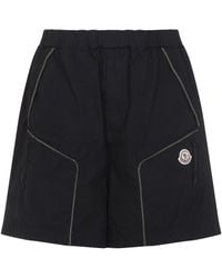 Moncler - Cotton Bermuda - Lyst