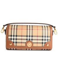 Burberry - 'Note' Cotton Blend Bag - Lyst