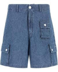 Givenchy - Denim Bermuda Shorts - Lyst
