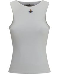 Vivienne Westwood - Tank Top With Logo - Lyst