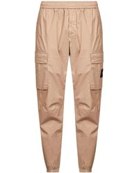 Stone Island - Slim-Fit Trousers - Lyst