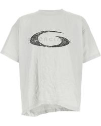 Tシャツ・カットソー BALENCIAGA Crumpled effect T-shirt Balenciaga Crinkled Effect T-shirt in Black for Men | Lyst
