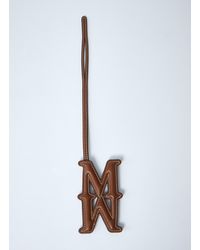 Max Mara - Logo Embossed Leather Keyring - Lyst
