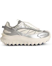 Moncler - 'Trailgrip Gtx' Leather Blend Sneakers - Lyst