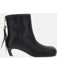 Sacai - Leather Ankle Boots - Lyst