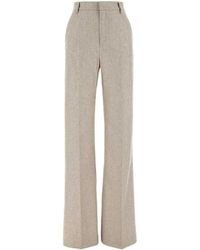 ANDAMANE - Melange Stretch Wool Blend Pant - Lyst