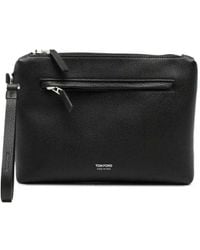 Tom Ford - Grained Leather Pouch - Lyst
