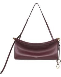 Alaïa - Rouge Grenat Le Click East West Medium Shoulder Bag<Br - Lyst