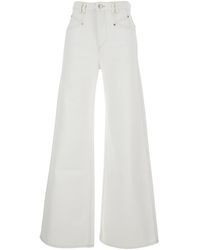 Isabel Marant - 'Lemony' Jeans With Logo Patch On The Rear - Lyst