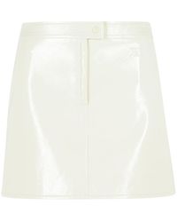 Courreges - 'Reedition' Polyester Blend Miniskirt - Lyst