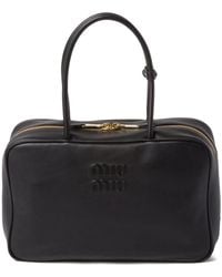 Miu Miu - Beau Large Leather Handbag - Lyst