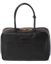 Miu Miu - Beau Large Leather Handbag - Lyst
