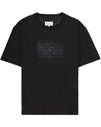 Maison Margiela - T-Shirt With Print Cotton T-Shirts - Lyst