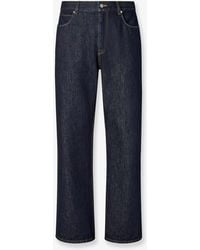 Fendi - Denim Regular Blu Washed Jeans - Lyst