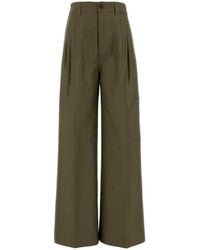 Maison Margiela - Army Cotton Wide-Leg Pant - Lyst