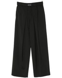 Loewe - Cotton And Silk Trousers - Lyst