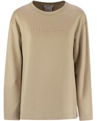 Max Mara - Berma Silk And Cotton Sweatshirt - Lyst