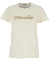 Moncler - Logo Crew Neck T-Shirt - Lyst