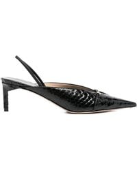 Tom Ford - 65 Patent Python-Printed Slingback Pumps - Lyst