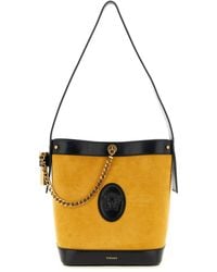 Versace - 'Pivot' Small Bucket Bag - Lyst