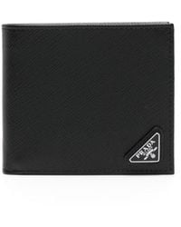 Prada - Mini Leather Wallet - Lyst