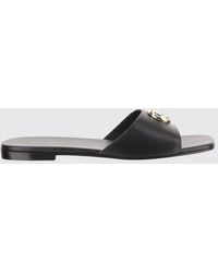 Gucci - Gg Marmont Nappa Leather Low-Heeled Monogram Mules - Lyst