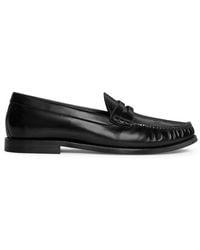 Celine - Vivienne Shiny Bull Leather Loafer - Lyst