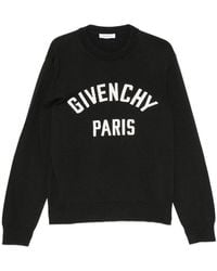 Givenchy - Couture Seam Knitted Sweater With Paris Detail - Lyst