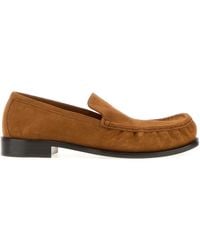 Dries Van Noten - Camel Suede Loafers - Lyst
