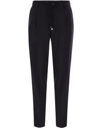 Peserico - Virgin Wool Trousers - Lyst