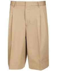 Ami Paris - Ami Wide-Leg Bermuda Shorts - Lyst
