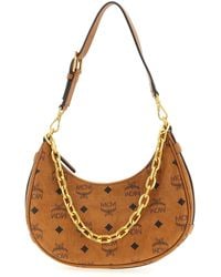 MCM - 'Aren Crescent Hobo' Shoulder Bag - Lyst