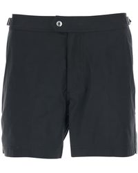 Tom Ford - Swim Shorts With Side Buckled Strap Details - Lyst