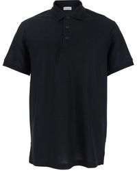 Burberry - Polo Shirt With Classic Collar And Ekd Tonal Embroidery - Lyst