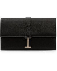 Tom Ford - Small Leather Goods Wallet With Strap - Lyst