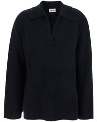 P.A.R.O.S.H. - Sweater With Polo Collar - Lyst