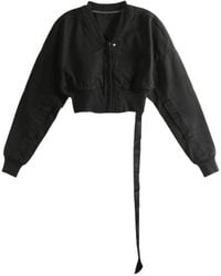 Rick Owens - Cotton Cropped Bomber Jacket - Lyst