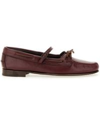 Hereu - Mary Jane Lorea Supple Shiny" Moccasins - Lyst