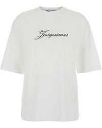 Jacquemus - T-Shirt With Round Neck - Lyst