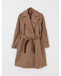 Max Mara - Coat Camel - Lyst