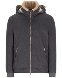 Brunello Cucinelli - Wool Down Jacket - Lyst