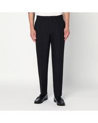 Santaniello - Regular Wool Pants - Lyst